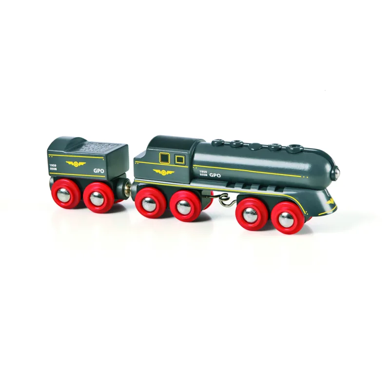 Brio 33697 Rýchly sivý vlak s vagónom