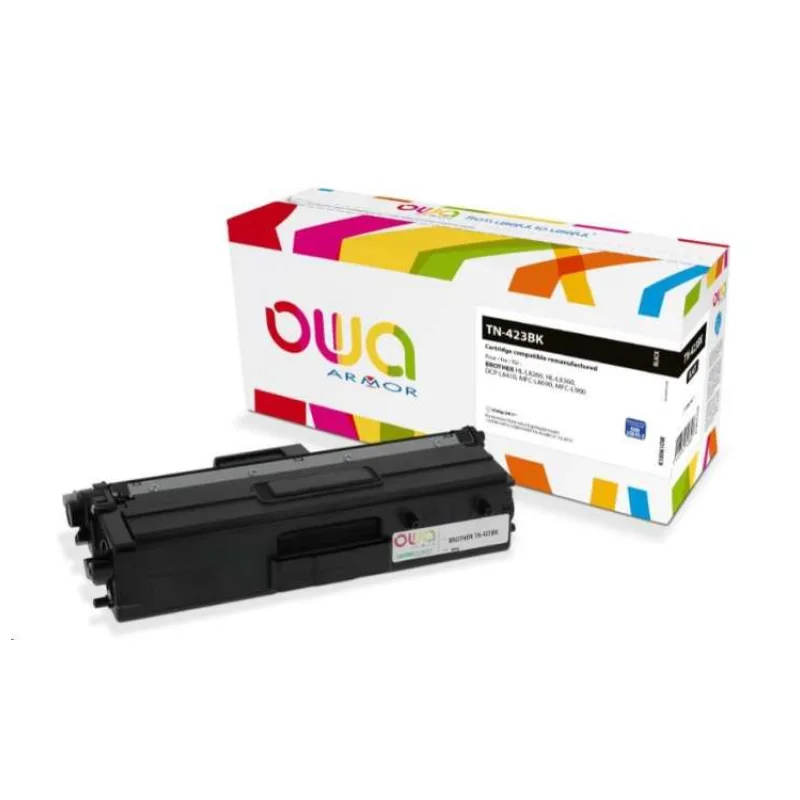 OWA Armor toner pre BROTHER HL-L 8260, 6.500 strán., com. s TN423BK, čierna/čierna (K18061OW)