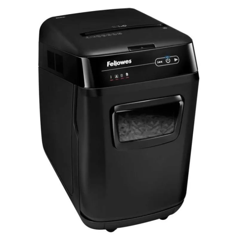 FELLOWES skartovač AutoMax 200 C/ křížový řez 4x38 mm/ objem koše 32 l/ certifikát NBÚ/ stupeň utajení P-4 (důvěrné) (felsham200)
