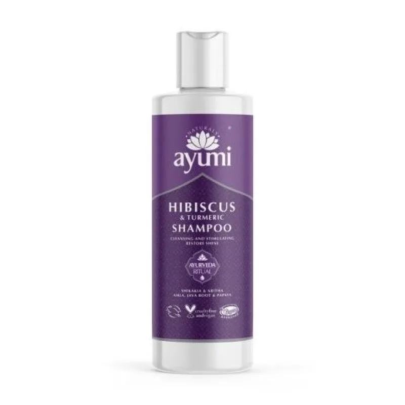 Šampón s ibištekom a kurkumou 250ml - AYUMI