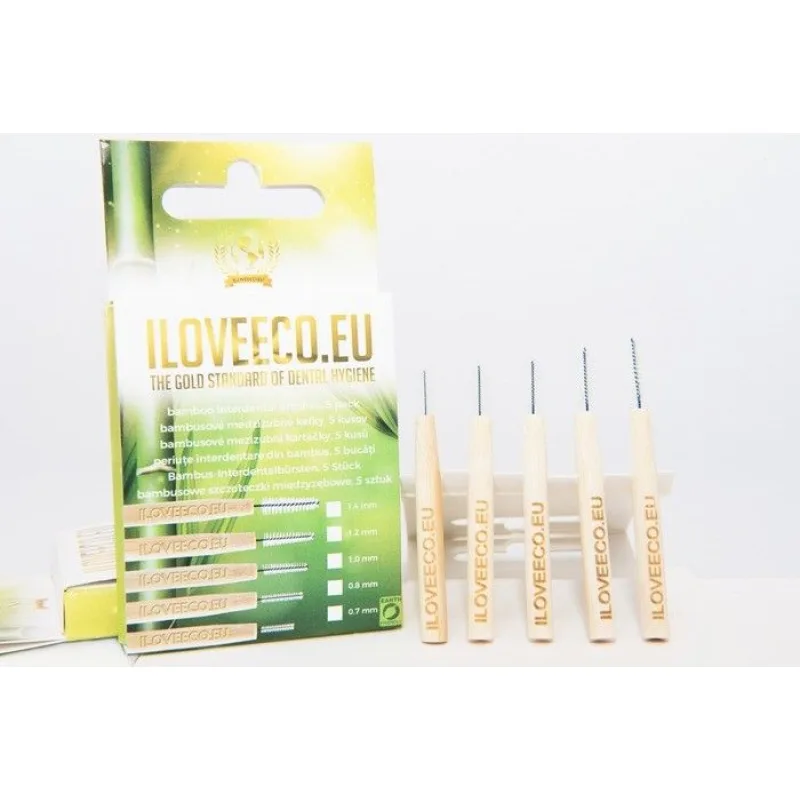 Medzizubné bambusové kefky veľkosť 1.2MM - I Love Eco