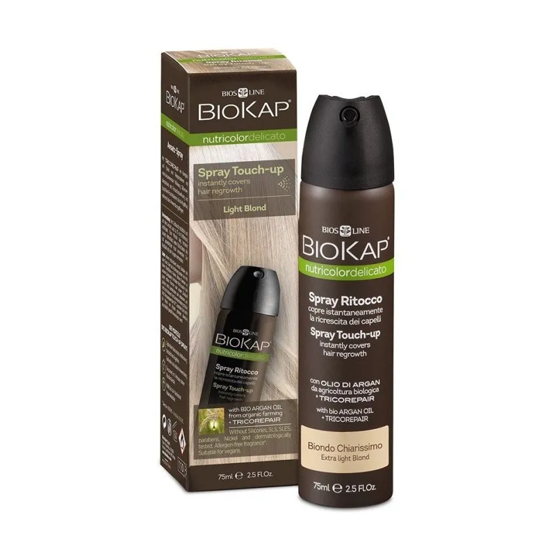 Nutricolor sprej na zakrytie odrastov a šedín - svetlý blond 75 ml - Biokap