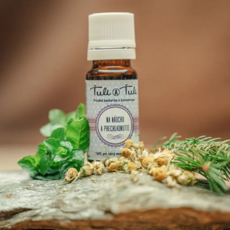 Na nádchu a prechladnutie prírodný esenciálny olej 10ml - Ťuli a Ťuli
