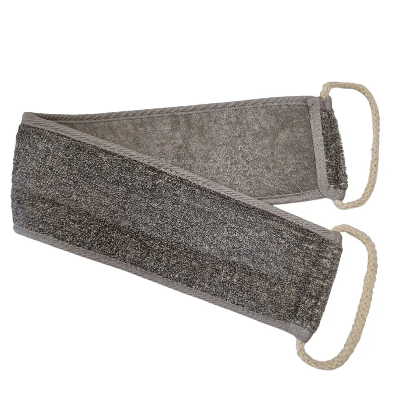 Bambusovo - Ľanový Pás do kúpeľa (na Chrbát) - Šedý 60g - Ancient Wisdom
