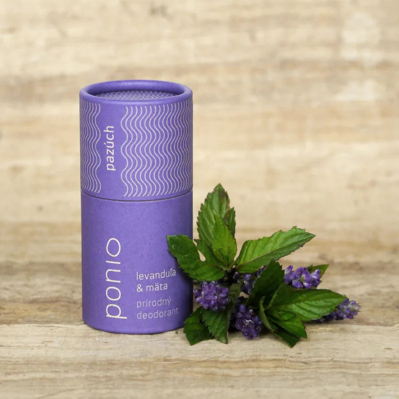 Prírodný deodorant Levanduľa & mäta & tea tree 60g- Ponio