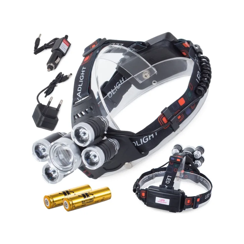 Bailong baterka na hlavu cree XM-L T6 4x XPE