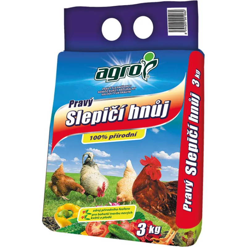 AGRO Pravý slepačí hnoj 3 kg