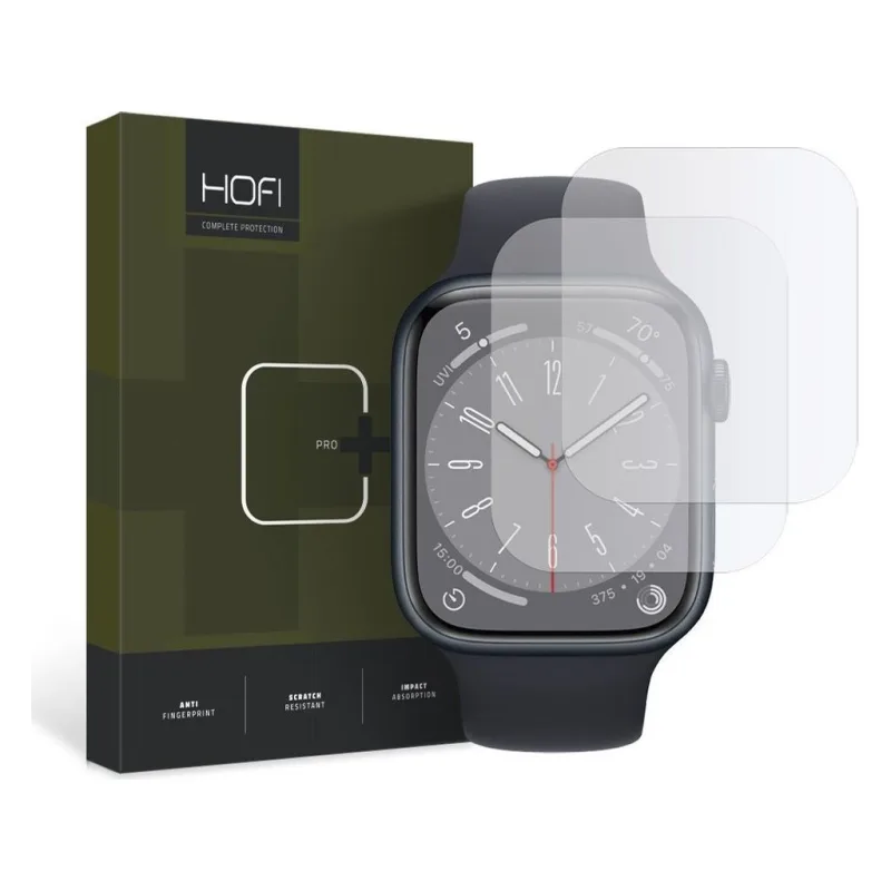 Hydrogélová fólia HOFI HYDROFLEX PRO+ 2-PACK APPLE WATCH 4/5/6/7/8/SE (40/41 MM) CLEAR