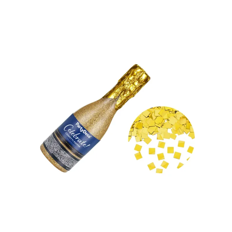 Vystreľovacie konfety šampanské - 20,5 cm