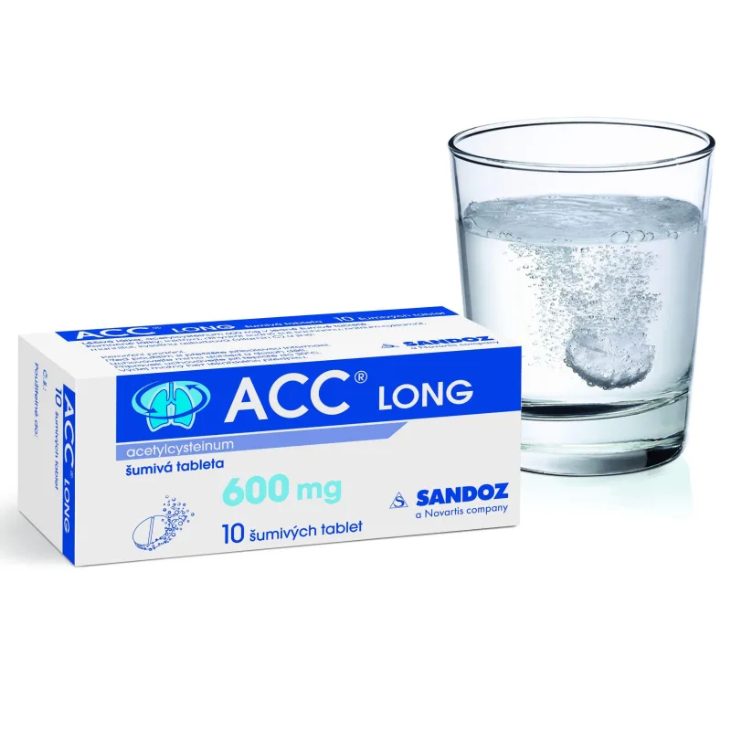 ACC Long 600 mg šumivé tablety, 10 tabliet