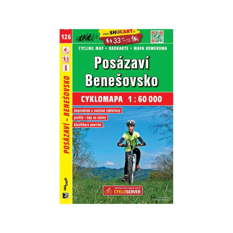 126 Posázaví, Benešovsko 1 : 60 000