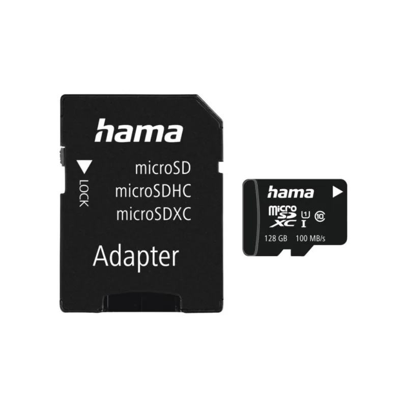 HAMA microSDXC 128 GB 100 MB/s Class 10 UHS-I