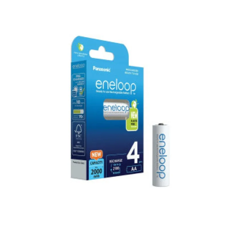 Batéria Panasonic Eneloop AA, 4 ks