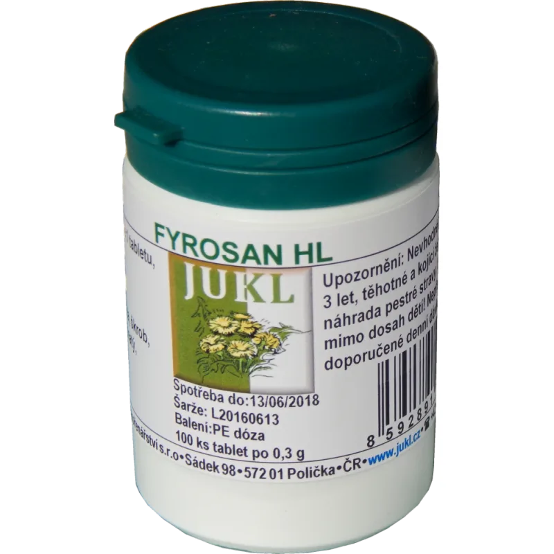 JUKL tablety Fyrosan HL