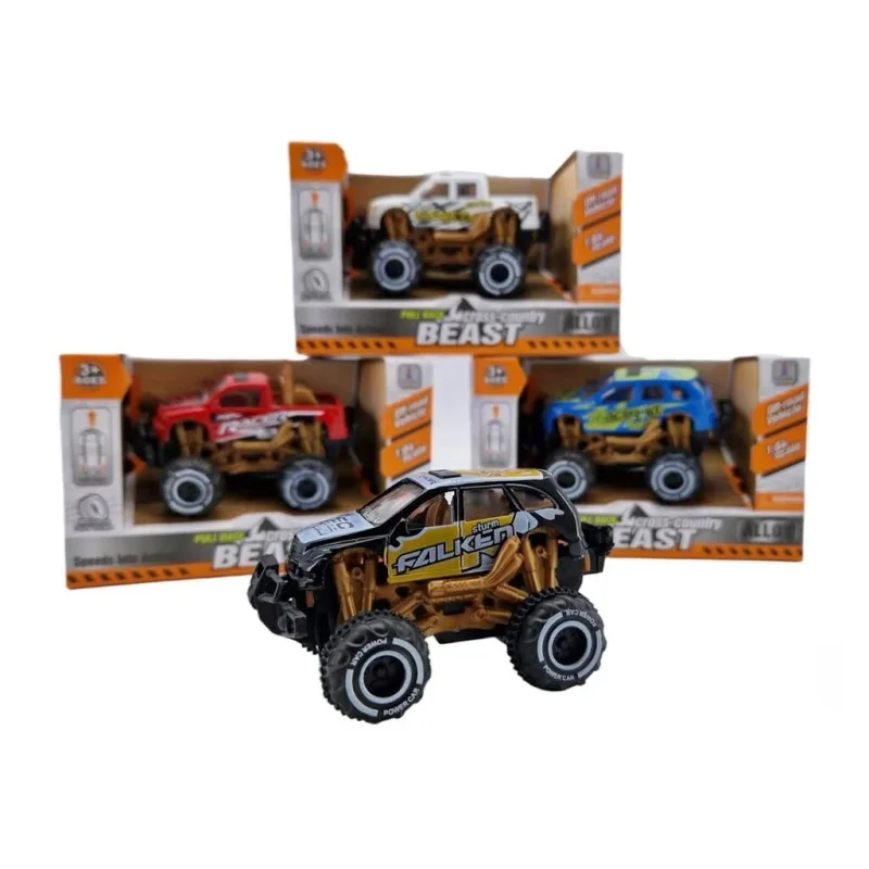 Auto Jeep kovové 9cm 1:64 - náhodná