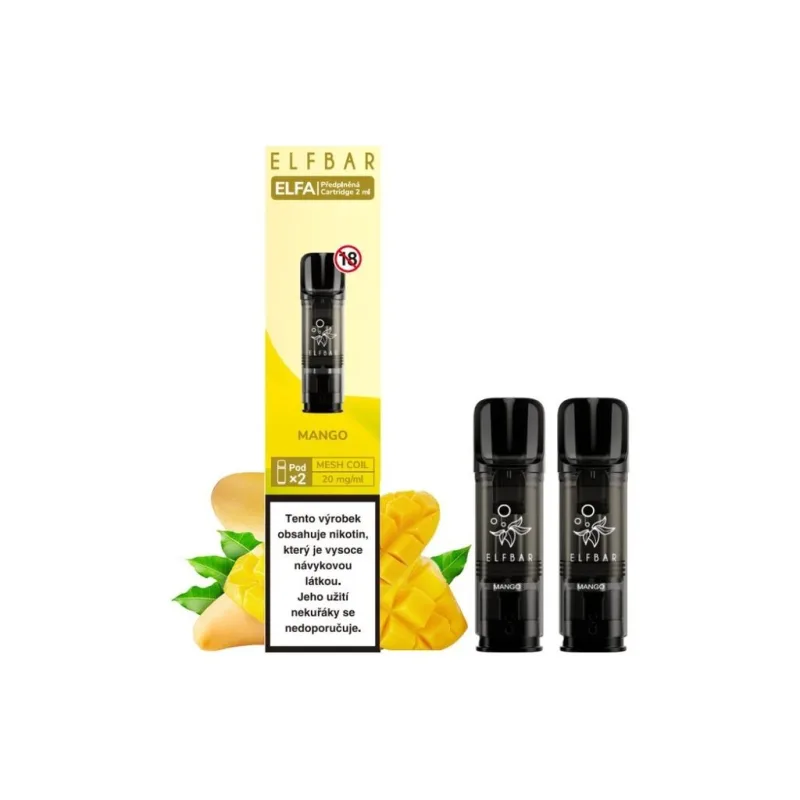 Elf Bar ELFA Pods cartridge 2Pack Mango 20mg