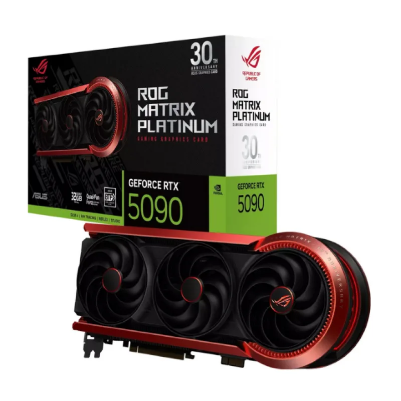 Asus ROG Matrix Platinum GeForce RTX 5090 30th Anniversary Edition 32GB GDDR7 DLSS4 (ROG-MATRIX-RTX5090-P32G-30TH)