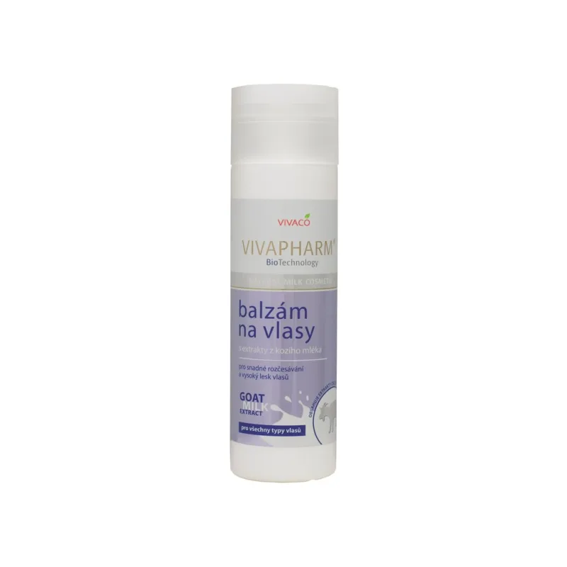 Balzam na vlasy s kozím mliekom VIVAPHARM 200 ml