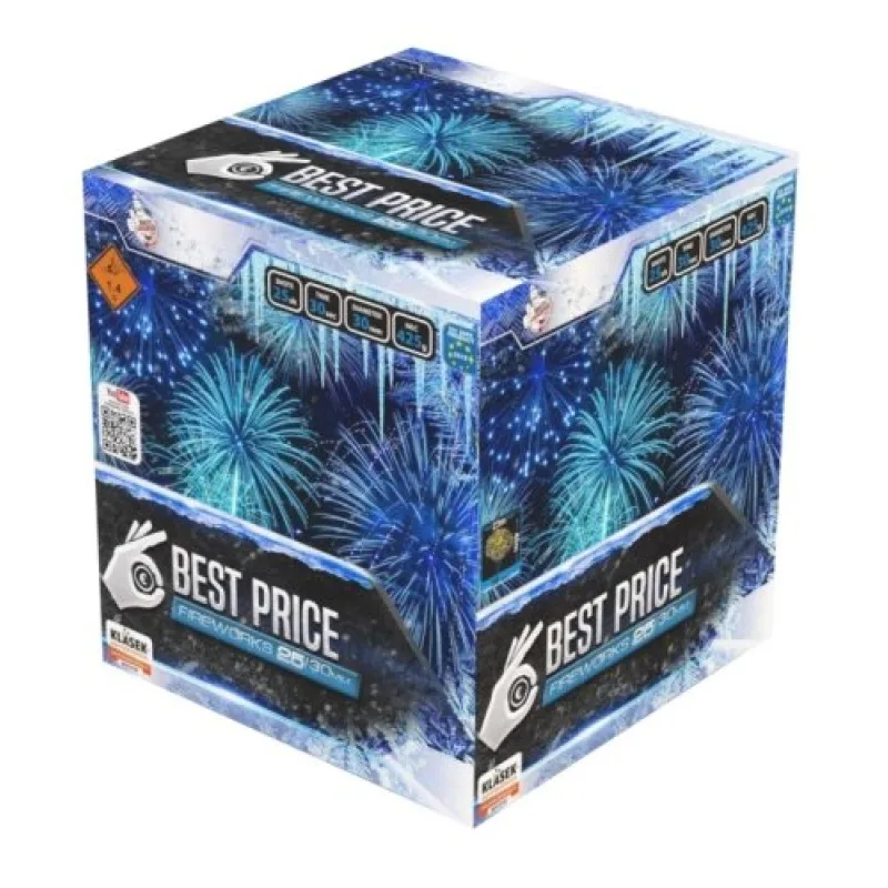 Kompaktný ohňostroj Best Price Frozen 25 ran / 30 mm