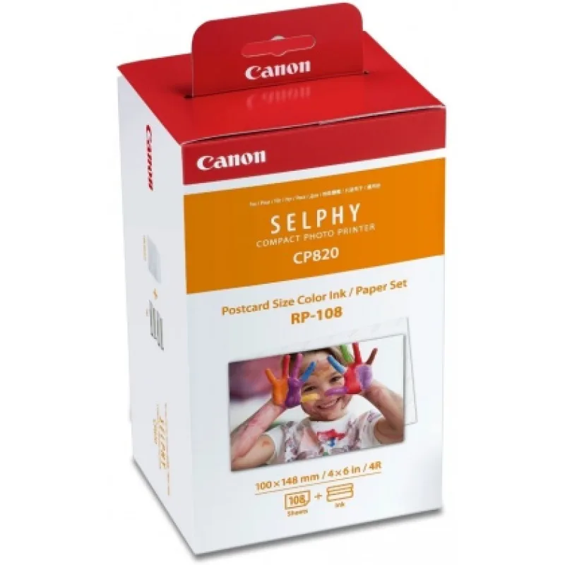 Fotopapier pre termosublimačné tlačiarne Canon 10 x 15 cm, 108 ks (RP-108)