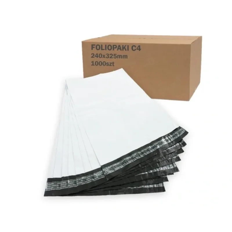 Plastové obálky C4 240x325mm 50 µm 1000 ks