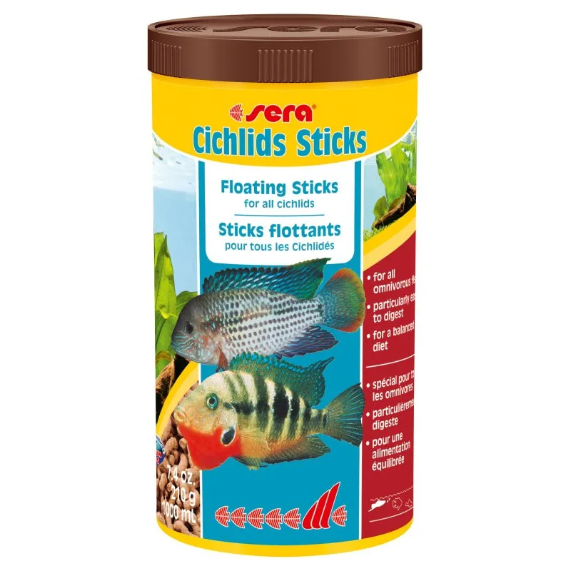 Sera cichlids Sticks 1000ml