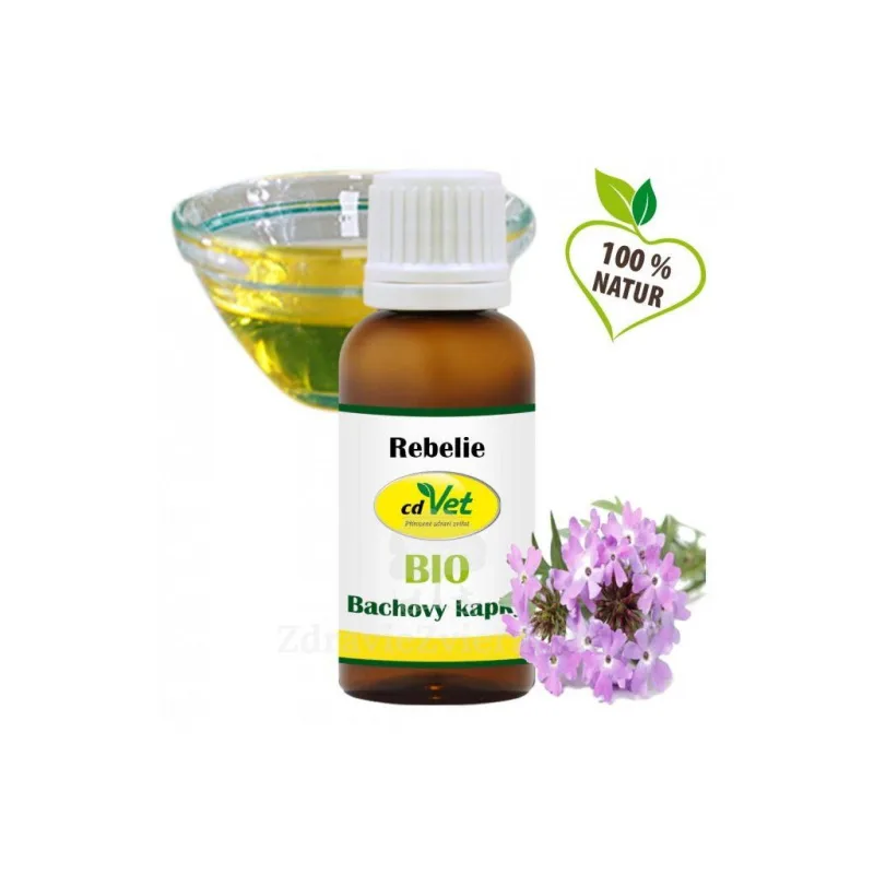 cdVet Bio Bachove kvety - Rebélia 20 ml