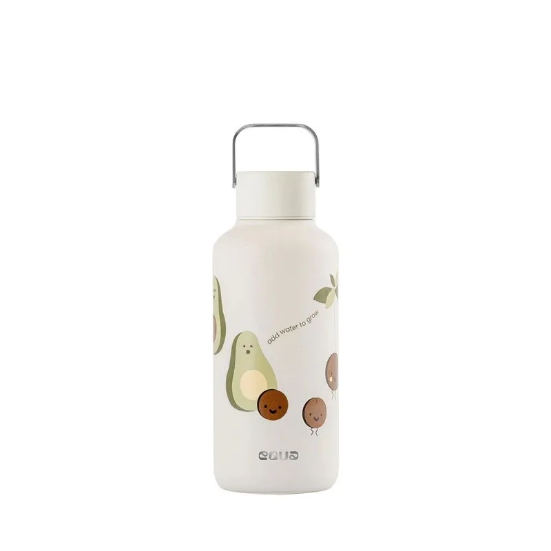 Nerezová fľaša na pitie Equa Timeless Avocado 600 ml