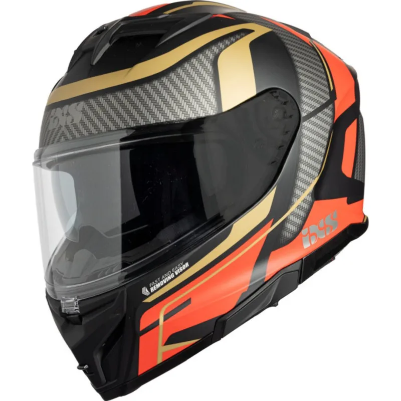 Integrálna prilba iXS iXS 912 SV 2.0 BLADE X14094 black matt-red-gold XS