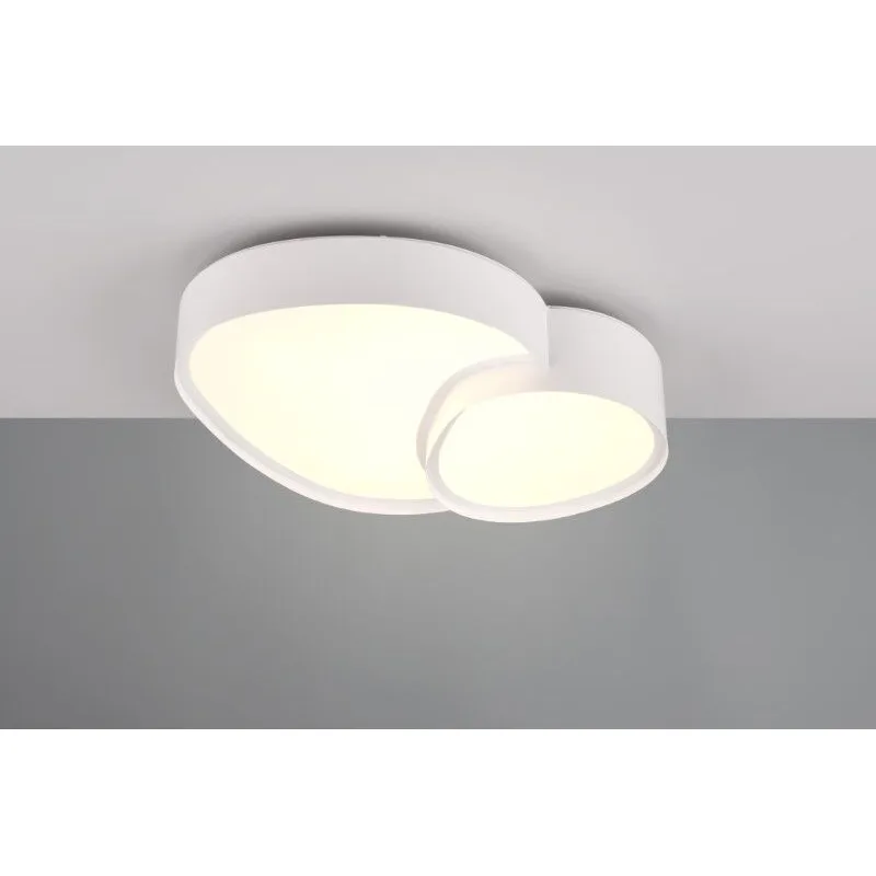 TRIO 647510231 RISE stropné svietidlo SMD LED 21W/2400lm 2700-6500K biela matná, stmievateľné, diaľkový ovládač