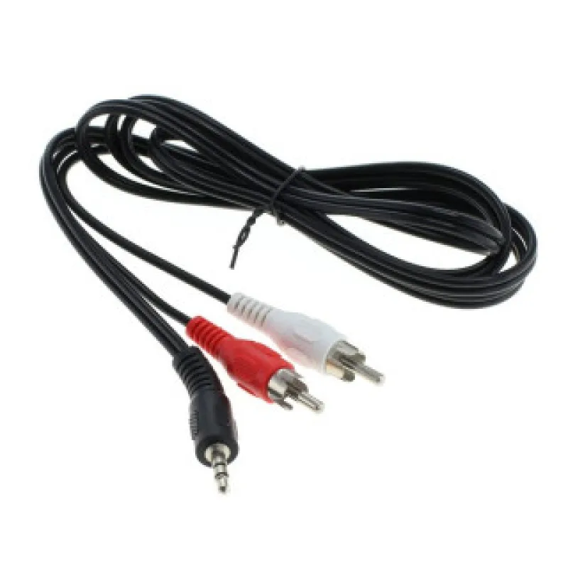 Audio kábel z 3,5 mm jacku na 2xRCA jack
