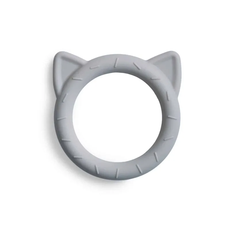 Mushie silikonové kousátko CAT - Stone