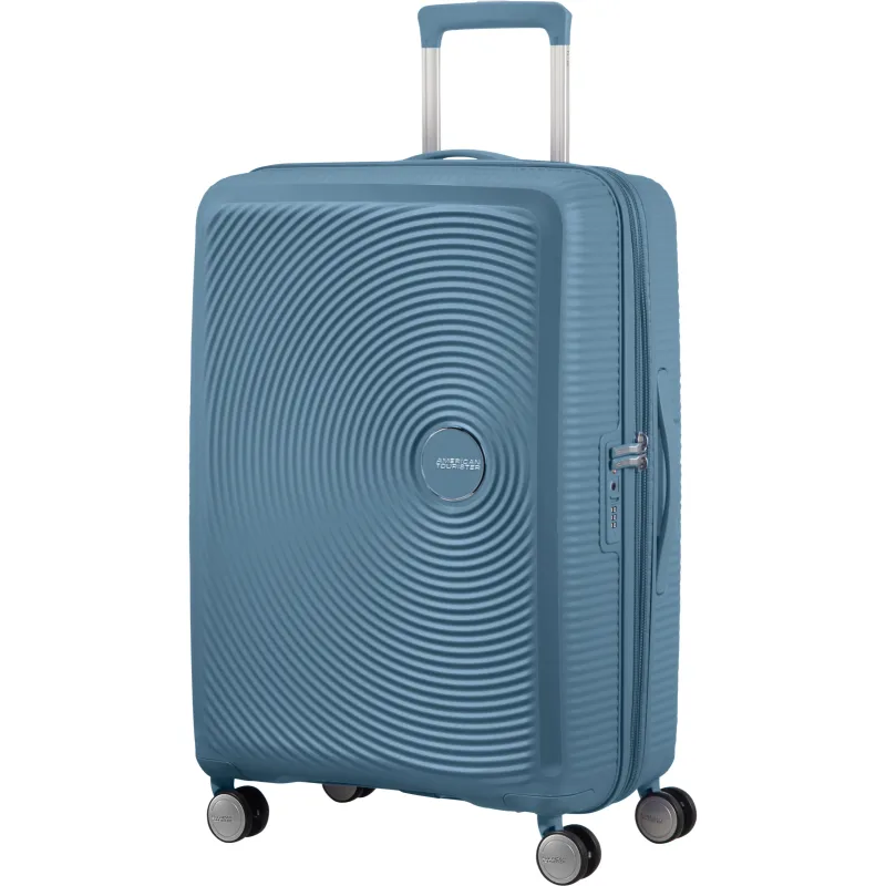 Cestovný kufor American Tourister Soundbox 67/24 TSA EXP v farbe Stone Blue
