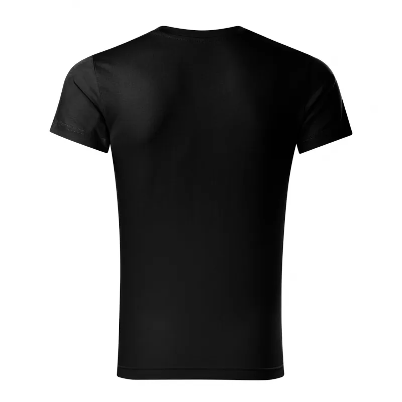 Tričko pánske Malfini Slim FIt V-Neck - čierne