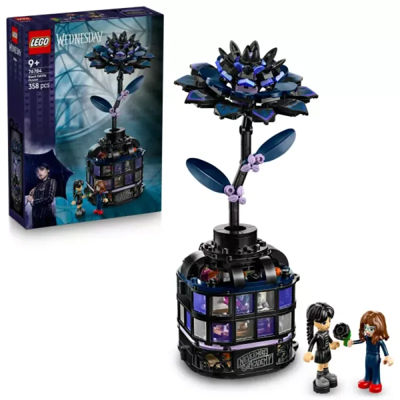 LEGO® Wednesday Čierna dália 76784