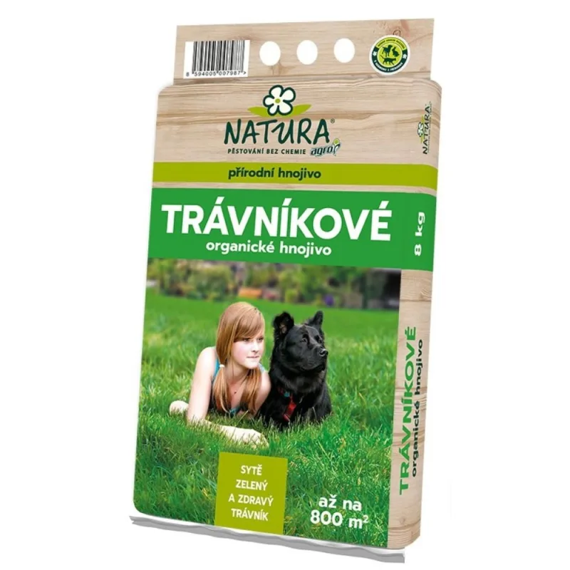 NATURA Organické trávnikové hnojivo 8 kg | Zafido.sk