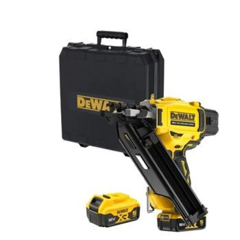 DeWalt DCN930P2 tesařská hřebíkovačka 50-90mm, 18V, 2x 5,0Ah aku