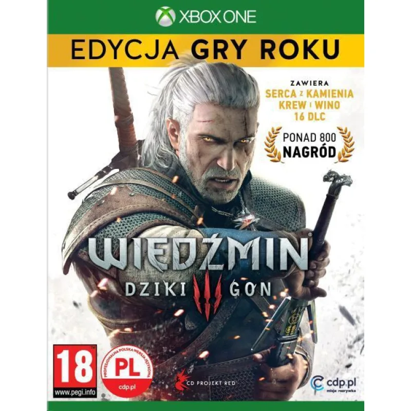 CD Projekt RED Wiedźmin 3: Dziki Gon - Edycja Gry Roku Xbox One