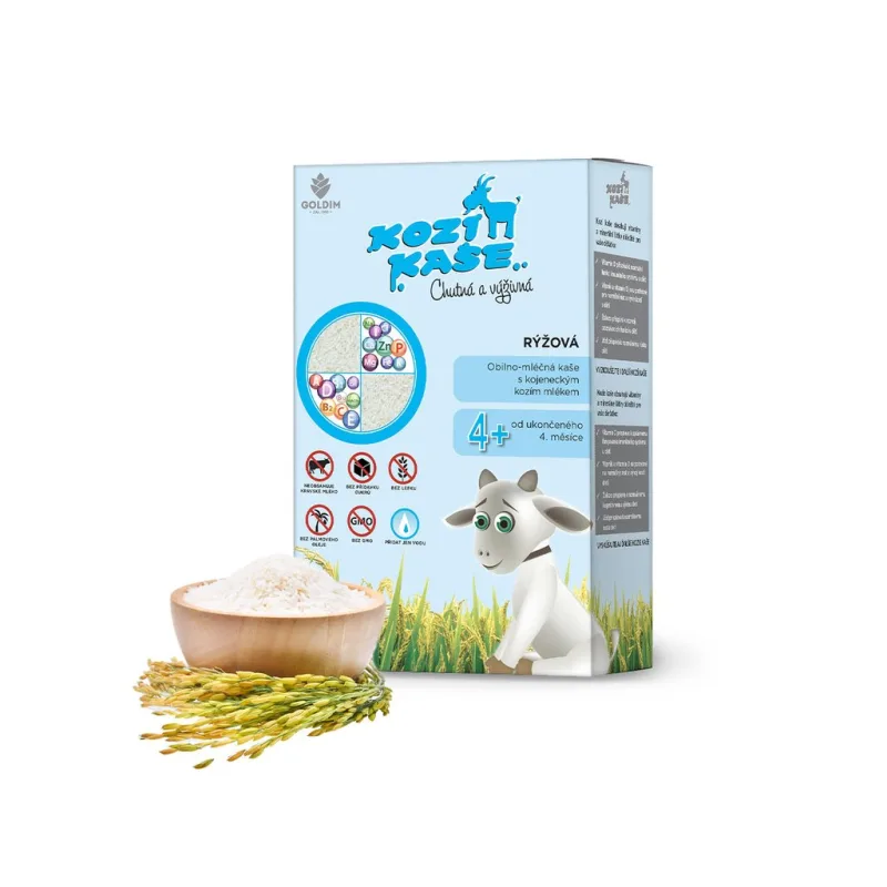 Kozia kaša pre dojčatá ryžová 225 g od 4 mesiaca