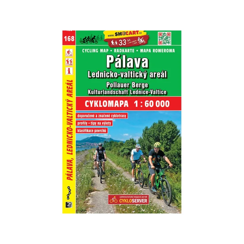 168 Pálava, Lednicko-valtický areál 1 : 60 000