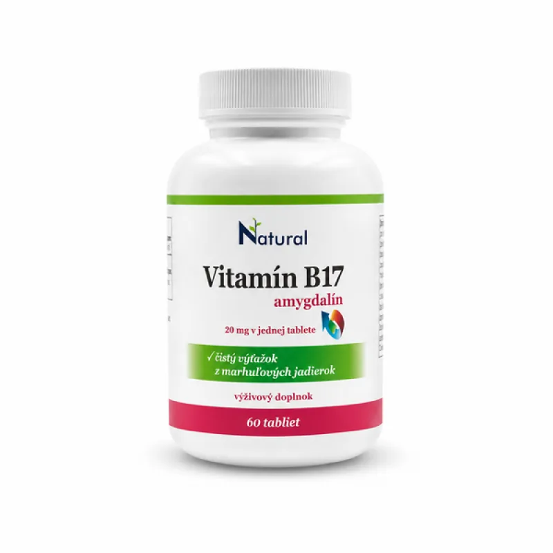 Vitamín B17 - Amygdalín 20 mg - 60 tabliet