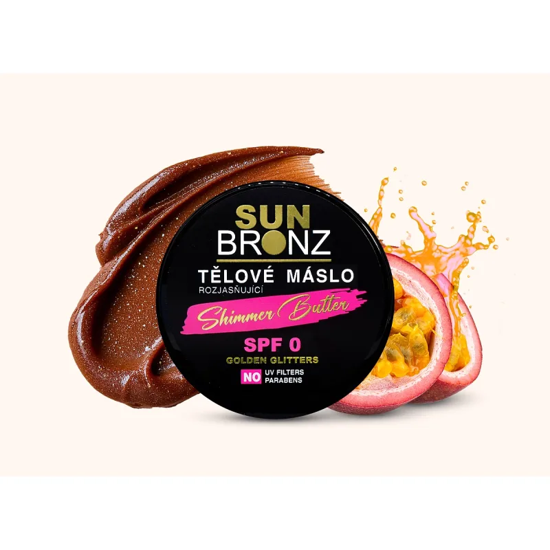 VIVACO Tělové máslo s rozjasňujícími glitry SPF 0 SUNBRONZ 100 ml