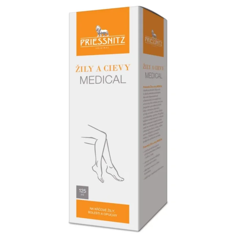 PRIESSNITZ Žily a cievy Medical gél 125 ml