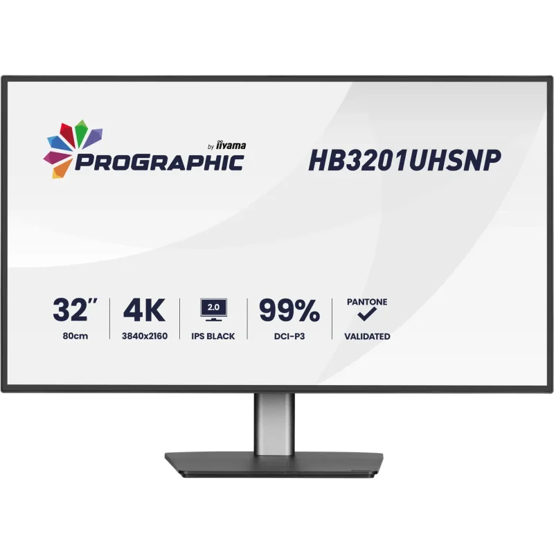 iiyama ProGraphic/HB3201UHSNP-B1/31,5"/IPS/4K UHD/60Hz/4ms/Čierna