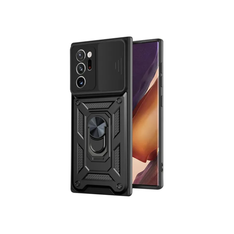 Techsuit CamShield Series ochranný obal pre Samsung Galaxy Note 20 Ultra / Note 20 Ultra 5G – čierny
