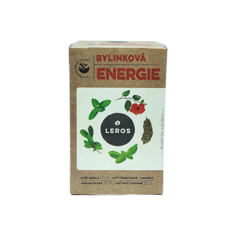LEROS Bylinková energia bylinný čaj 20 x 2 g