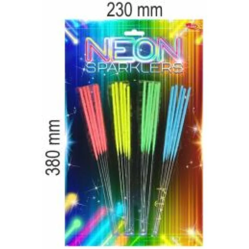 Neónové Prskavky 28 cm