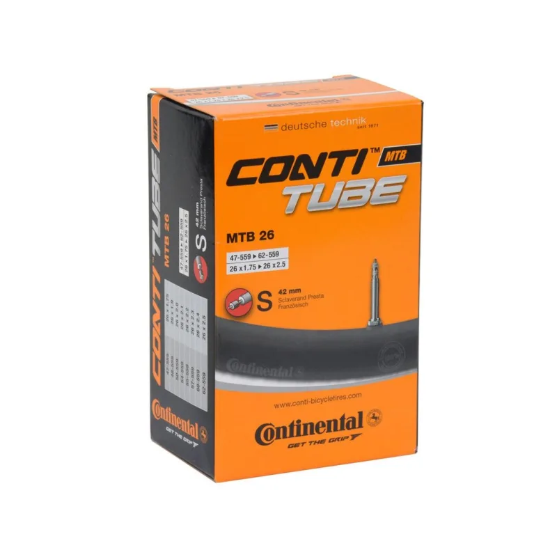 Duša Continental MTB 26 26x1,75-2,5 (47-62/559) S42 galuskový 42m