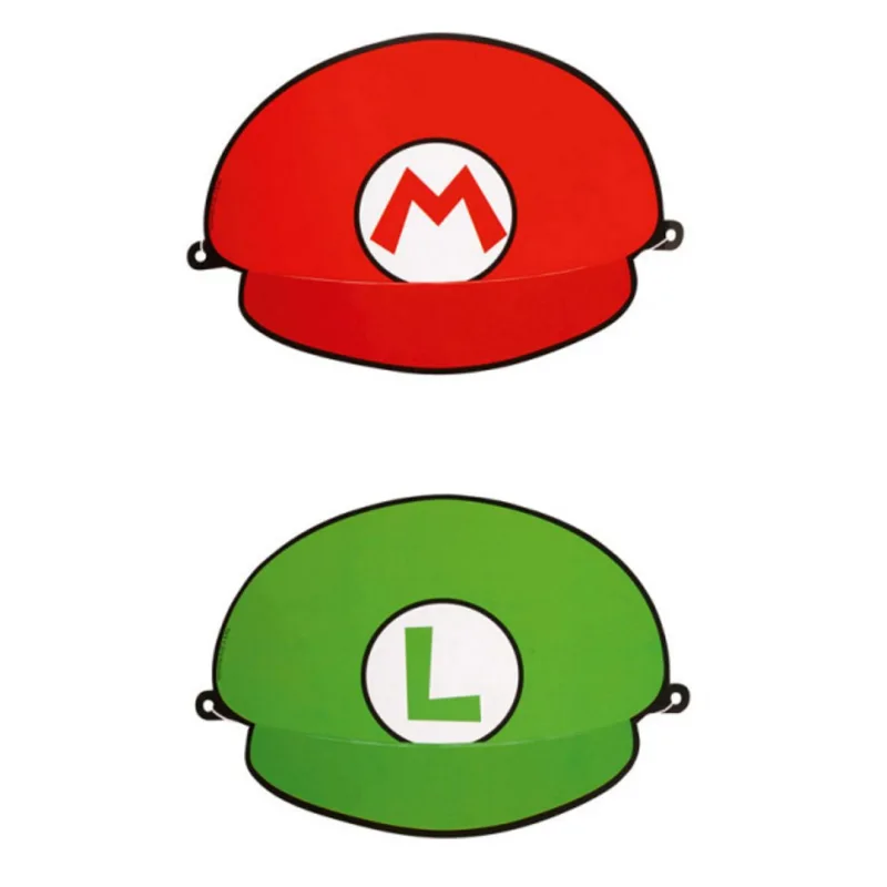 Párty čepičky Super Mario (8 ks)