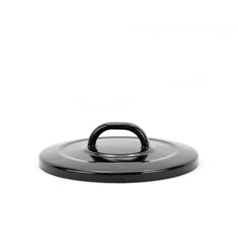Smaltovaná pokrievka ø 14 cm – STANDARD čierna | SFINX